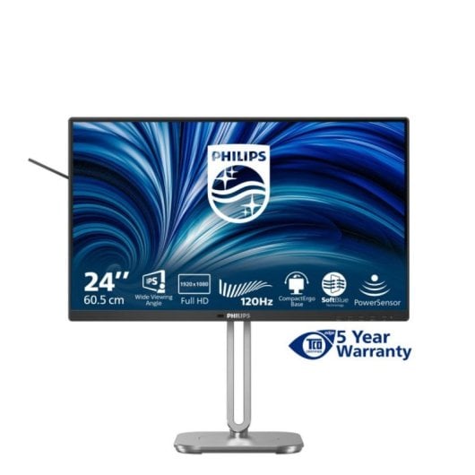 Monitor Philips 24B2N4200/00 23.8" FullHD 120Hz IPS Altura Ajustável 4ms USB-C