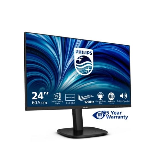 Monitor Philips 24B2N3200J 23.8" FullHD 120Hz IPS Altura Ajustable Flicker Free USB HDMI DP