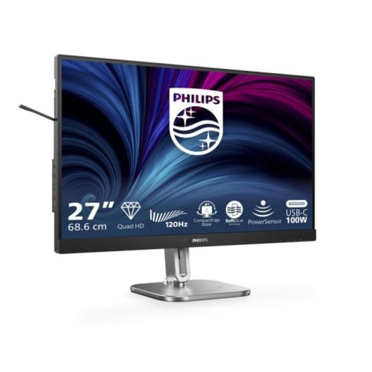 Monitor Philips 27B2U4601/00 27" Quad HD 120Hz IPS USB-C Altavoces 4 ms
