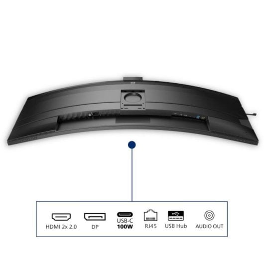 Monitor Philips 49B2U6900CH 49" Dual QHD 75Hz VA Curvo HDR400 Webcam KVM USB-C