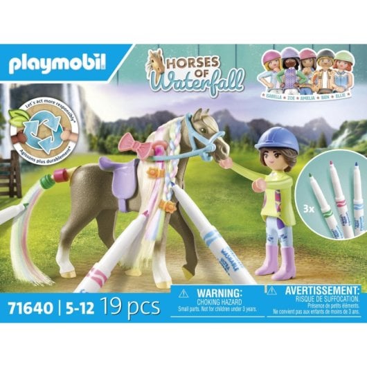 Animal de plástico multicolor Playmobil 71640 para niños, 3-4 años, instrucciones incluídas