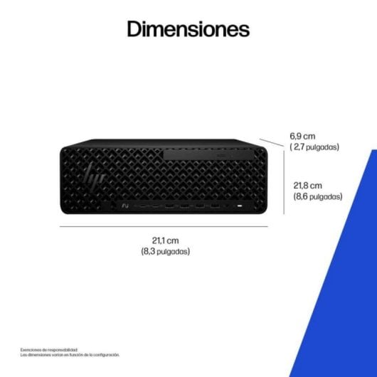 PC Sobremesa HP Z2 SFF G1i Intel Core Ultra 7 265 32GB 1TB SSD NVIDIA RTX A400 Windows 11 Pro