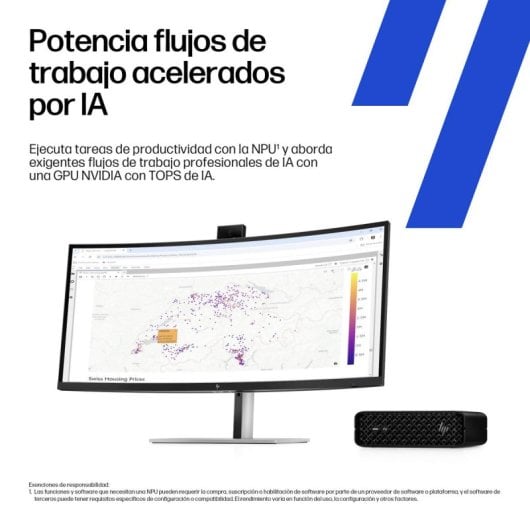 PC Sobremesa HP Z2 Mini G1i Intel Core Ultra 7 265 32GB 1x32GB DDR5 16GB RTX 2000 Ada 1xSSD Windows 11 Pro