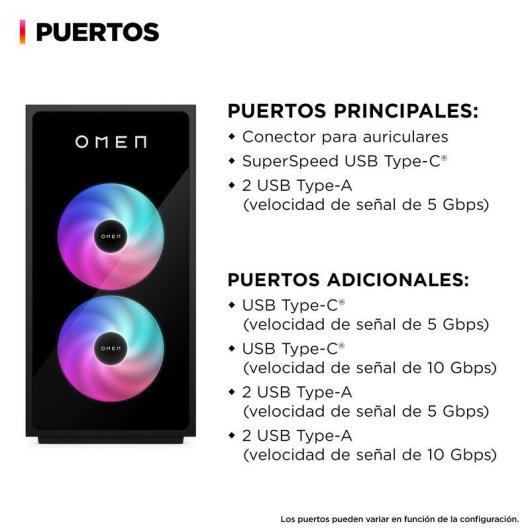Desktop-PC HP OMEN 35L GT16-0056ns Intel Core i7-14700F 16GB 1TB SSD RTX 5060 Ti FreeDOS WiFi 7