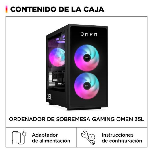 Desktop-PC HP OMEN 35L GT16-0056ns Intel Core i7-14700F 16GB 1TB SSD RTX 5060 Ti FreeDOS WiFi 7