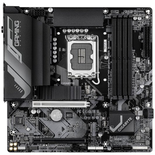 Placa Base Gigabyte B760M Gaming X Intel B760 LGA 1700 DDR5 micro ATX WiFi 6E 2.5GbE PCIe 5.0 M.2 RAID