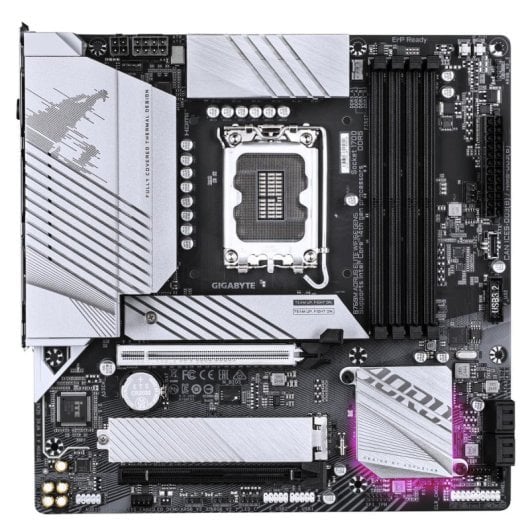 Placa Base Gigabyte B760M AORUS ELITE Intel B760 LGA1700 DDR5 micro ATX WiFi 6E PCIe 5.0 2.5GbE M.2 RAID