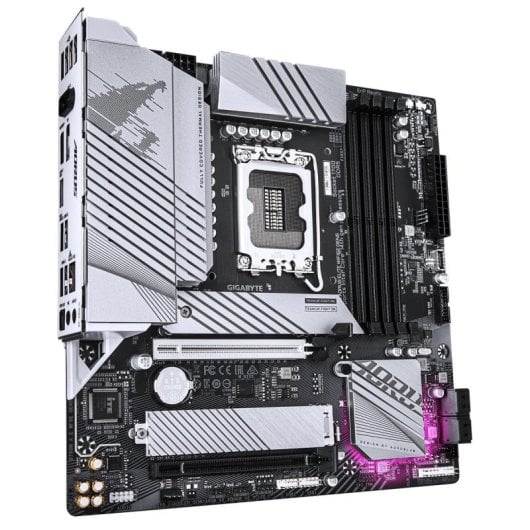 Placa Base Gigabyte B760M AORUS ELITE Intel B760 LGA1700 DDR5 micro ATX WiFi 6E PCIe 5.0 2.5GbE M.2 RAID