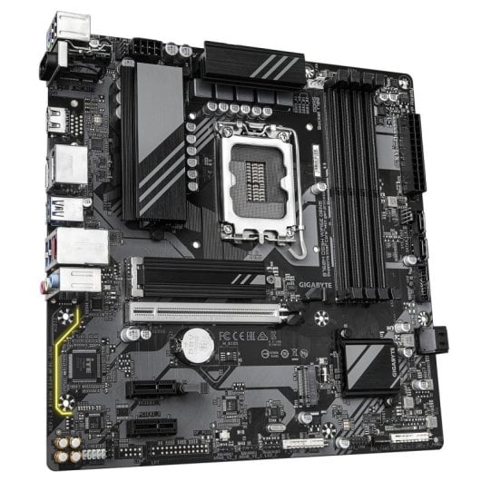 Placa Base Gigabyte B760M DS3H Intel B760 LGA 1700 DDR5 Micro-ATX WiFi 6E 2.5GbE M.2 RAID