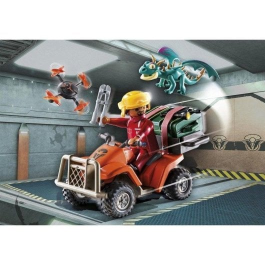 Playmobil Dragons 71085 28-teiliges Spielset mit Fahrzeug und Drachen