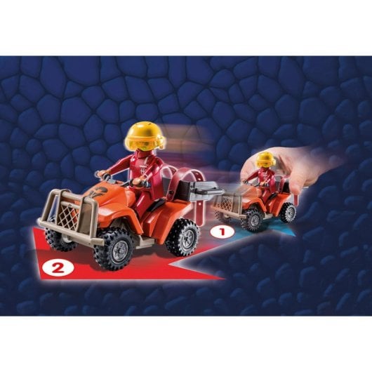 Set de figuras Playmobil Dragons 71085 multicolor 28 piezas con dragón y vehículo