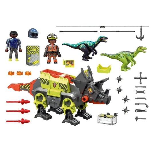 Pack Playmobil Dino Rise 70928 Multicolor 49 piezas 4 figuras Velociraptor Aventura