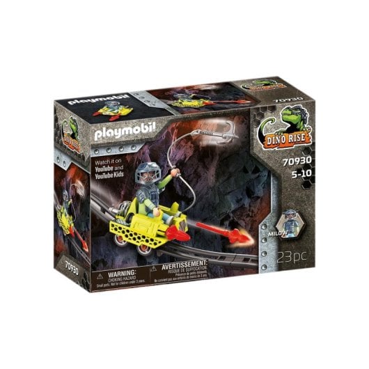 Playmobil 70930 Figura Milow con armadura y minecruiser multicolor 23 piezas acción aventura