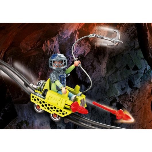 Playmobil 70930 Figura Milow con armadura y minecruiser multicolor 23 piezas acción aventura