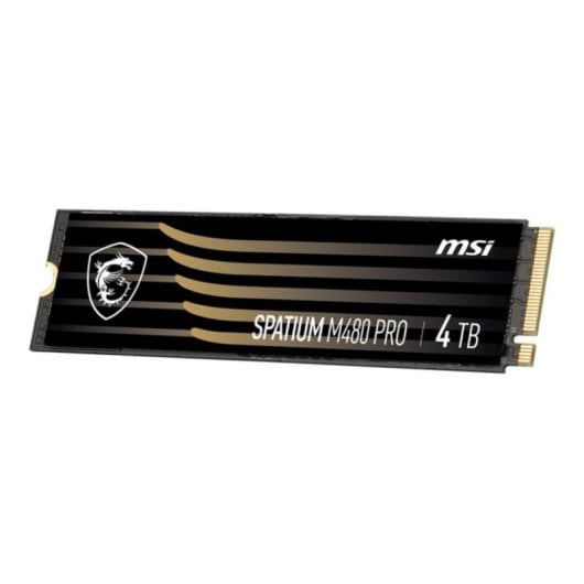 Disco Duro MSI 4TB M.2 NVMe PCIe 4.0 7400MB/s SPATIUM M480 PRO
