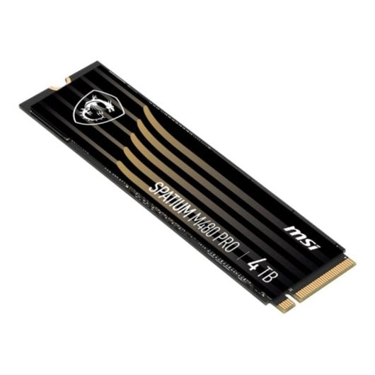 Disco Duro MSI 4TB M.2 NVMe PCIe 4.0 7400MB/s SPATIUM M480 PRO