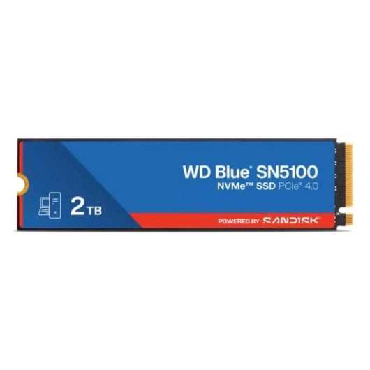 Disque Dur SanDisk 2TB M.2 7100MB/s WD Blue SN5100 NVMe QLC 3D Encrypté