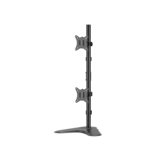 Soporte sobremesa Equip 650128 para dos monitores 17-32" vertical, 9 kg, acero, negro