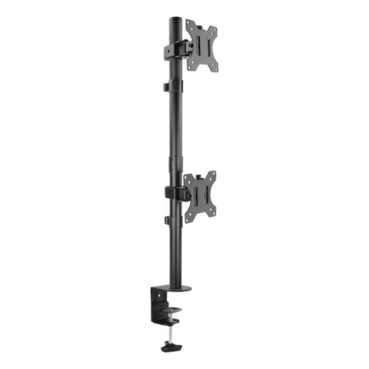 Suporte de Mesa TooQ DB1233TNV-B Duplo Giratório Inclinável 13-32" 16 kg Vertical Aço Preto