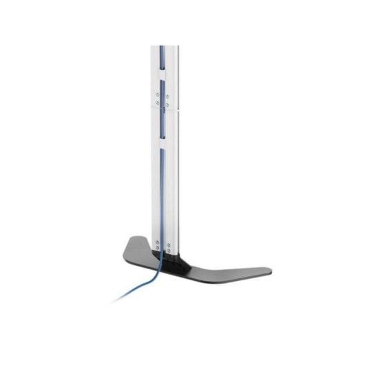 TV Standfuß Equip 650614 86" 45 kg Silber Höhenverstellung Neigbar Bodenmontage