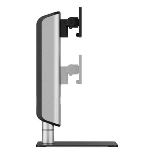 Soporte monitor escritorio Equip 650129 aluminio inclinacion ajuste altura 18 kg plata