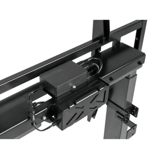 Carrello TV motorizzato Equip 650633 55"-100" regolabile con ruote e ripiano AV