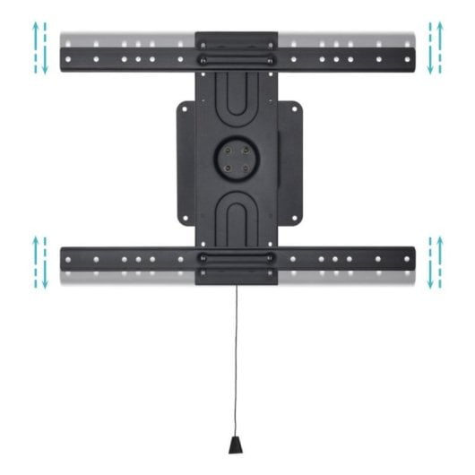 Suporte de Parede TooQ LP3780F-R 37-80" Rotação 360° VESA 600x400mm Aço Preto