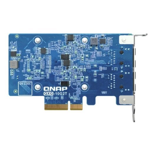 Tarjeta de Red QNAP QXG-10G2T PCI Express 10 Gigabit Ethernet Dual Puerto Marvell AQtion AQC107