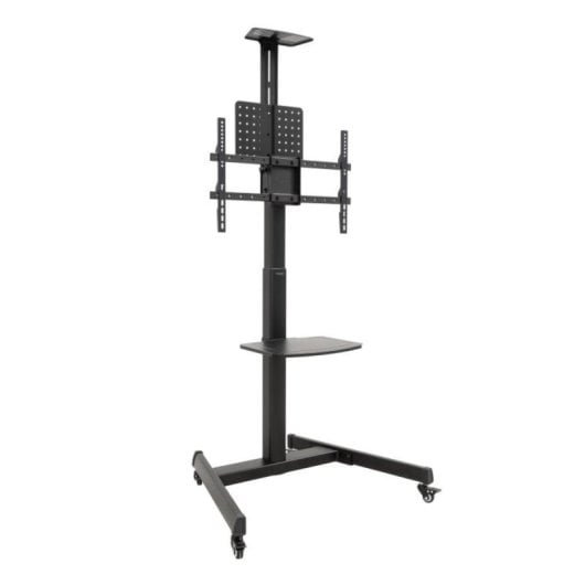Suporte de chão TooQ COMETA para ecrã 37"-70" 70 kg ajuste altura rotação rodas preto