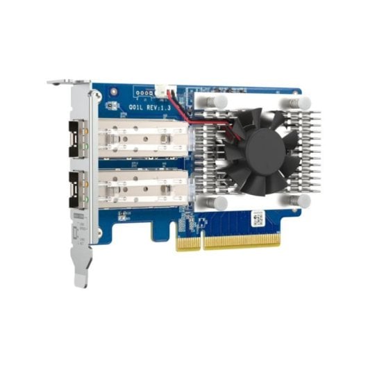 Placa de Rede QNAP QXG-10G2SF-NXE PCI Express SFP+ 10GbE Dupla Porta Fibra