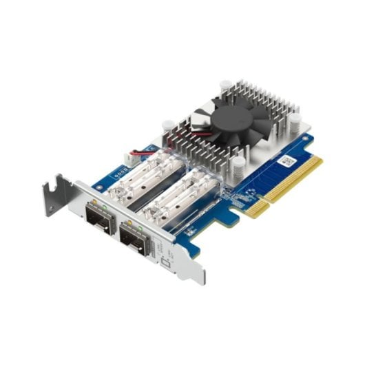 Placa de Rede QNAP QXG-10G2SF-NXE PCI Express SFP+ 10GbE Dupla Porta Fibra