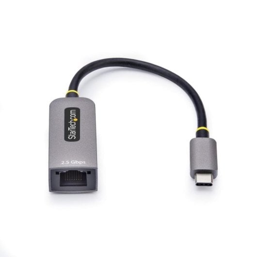 Placa de Rede StarTech USB-C 2.5G Ethernet Gigabit Realtek RTL8156BG Cinza