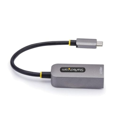 Placa de Rede StarTech USB-C 2.5G Ethernet Gigabit Realtek RTL8156BG Cinza
