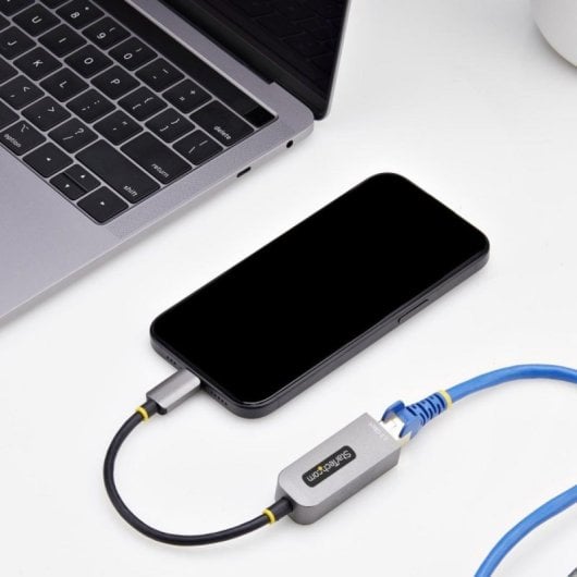 Placa de Rede StarTech USB-C 2.5G Ethernet Gigabit Realtek RTL8156BG Cinza