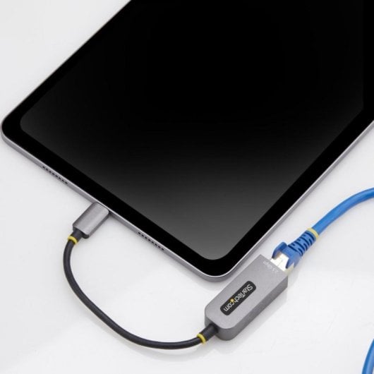 Placa de Rede StarTech USB-C 2.5G Ethernet Gigabit Realtek RTL8156BG Cinza