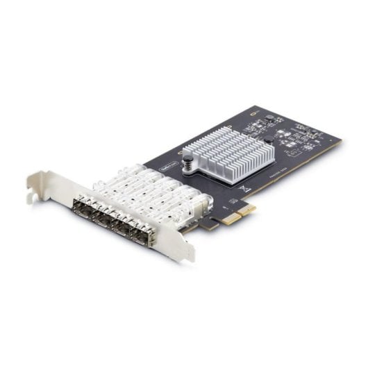 Tarjeta de Rede StarTech.com Intel I350-AM4 PCI Express 2.0 x2 1000 Mbit/s 4 Portas SFP Interno