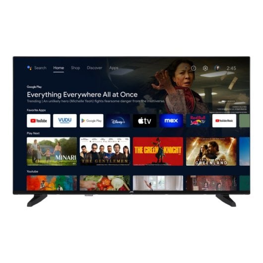 JVC LED LT-43VA3300 43" 4K Ultra HD Smart TV Android TV HDR10 Dolby Vision
