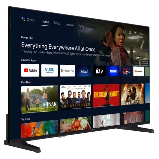 JVC LED LT-43VA3300 43" 4K Ultra HD Smart TV Android TV HDR10 Dolby Vision
