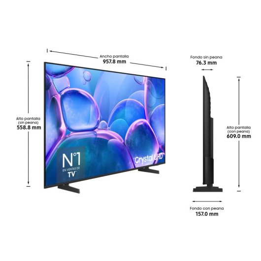 Samsung LED TU43U7025FK 43" 4K Ultra HD Smart TV Tizen HDR10