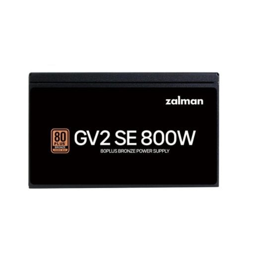 Bloc d’Alimentation Zalman 800W 80 PLUS Bronze GV2SE Ventilateur 12 cm ATX PFC Actif