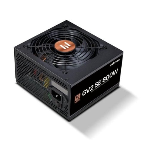 Bloc d’Alimentation Zalman 800W 80 PLUS Bronze GV2SE Ventilateur 12 cm ATX PFC Actif