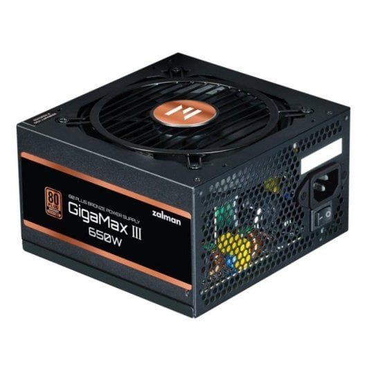 Alimentation Zalman 650W 80 PLUS Bronze GigaMax III Semi-modulaire ventilateur 12 cm