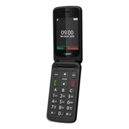 Telefono Gigaset GL595 2.8" SIM unica 2G Clamshell Bluetooth IP44 Nero USB Tipo C