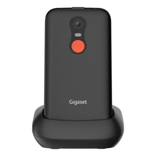 Telefono Gigaset GL595 2.8" SIM unica 2G Clamshell Bluetooth IP44 Nero USB Tipo C