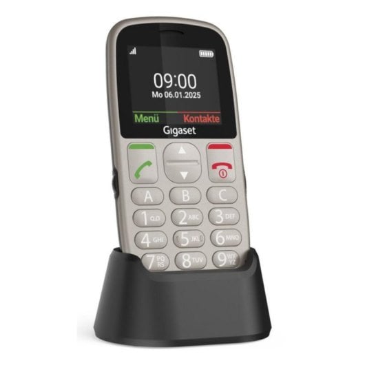 Telefono Gigaset GL395 Titanium silver 2G 2.2" SIM unica Bluetooth IP44 SOS