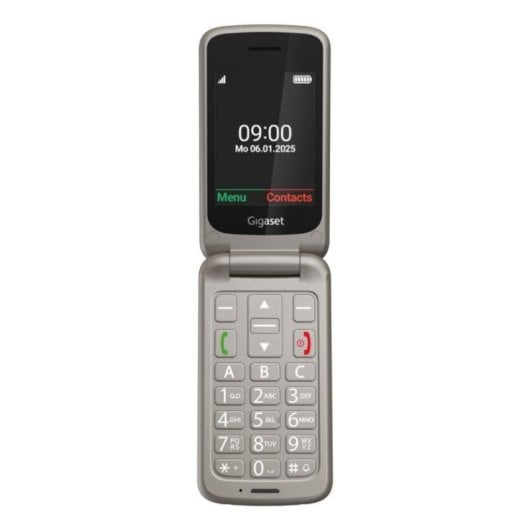 Telefono Gigaset GL595 concha 2,8" 0,3 MP 800 mAh Dual SIM IP44 Argento Titanium Bluetooth