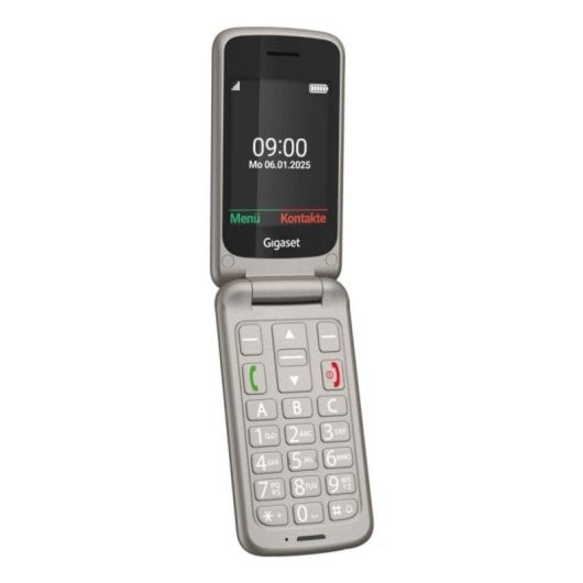 Telefono Gigaset GL595 concha 2,8" 0,3 MP 800 mAh Dual SIM IP44 Argento Titanium Bluetooth
