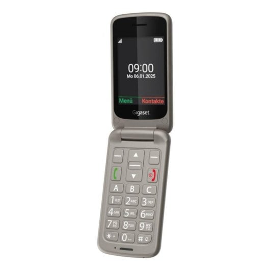 Telefono Gigaset GL595 concha 2,8" 0,3 MP 800 mAh Dual SIM IP44 Argento Titanium Bluetooth