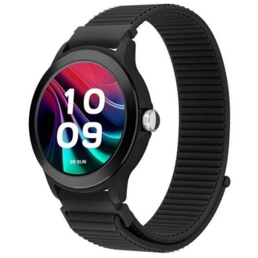 SPC Smartee Duo Vivo 2 Bluetooth GPS 42mm AMOLED Noir Taille Unique IP68 SpO2 Pulsomètre Sommeil SOS