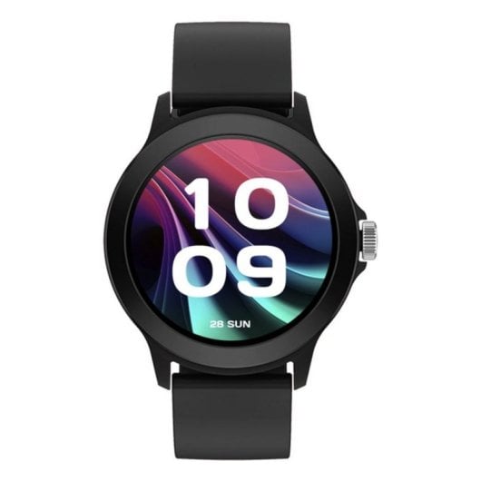 SPC Smartee Duo Vivo 2 Bluetooth GPS 42mm AMOLED Noir Taille Unique IP68 SpO2 Pulsomètre Sommeil SOS